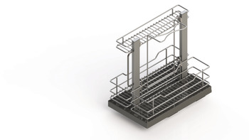 Bottom Mounted Detergent Rack for Cabinet Width of 400 mm