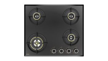 Built In Gas Hobs, Altius FS 460, 59 mm Built-in 4 Fully sealed gas hob, 8mm Tempered Glass, Flame failure safety device, Auto ignition, Brass burner, Wok Burner 1 x 4.0KW, Small Burner 3 x 1.5KW